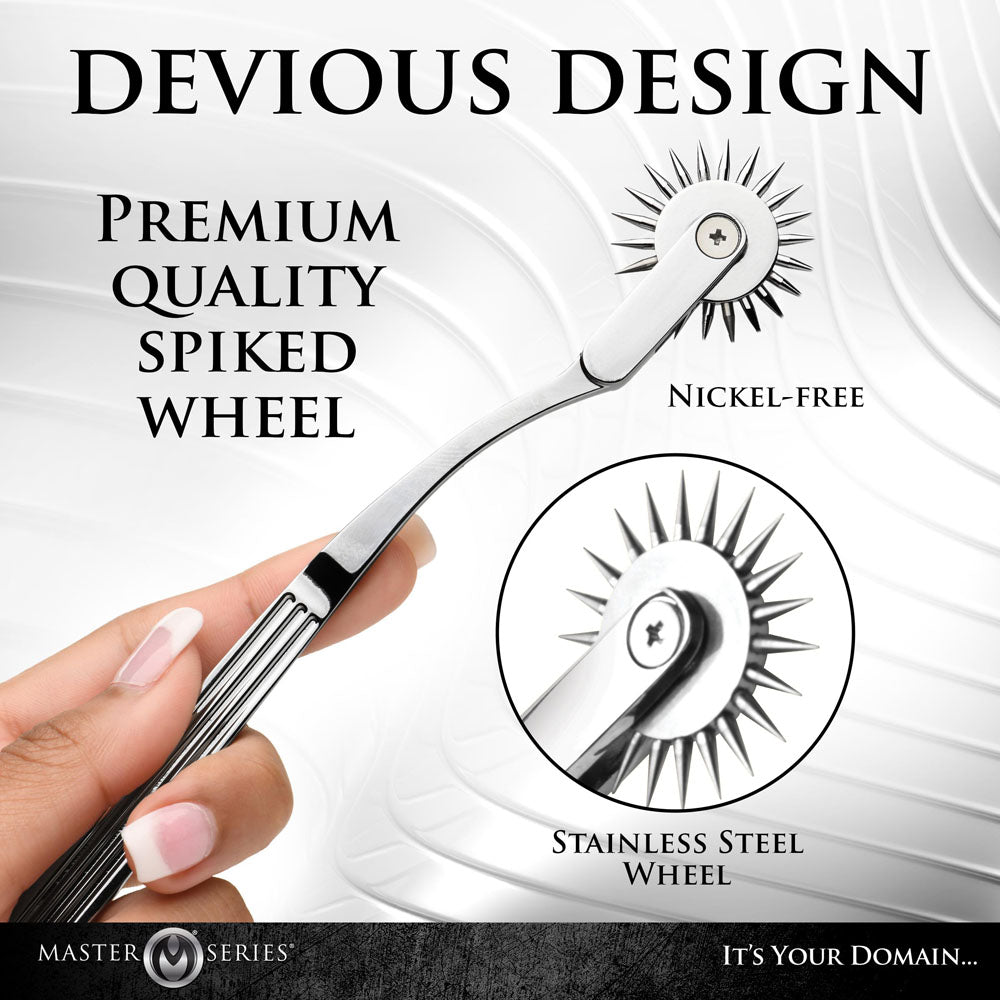 Master Series Wartenberg Sensory Pinwheel - Silver