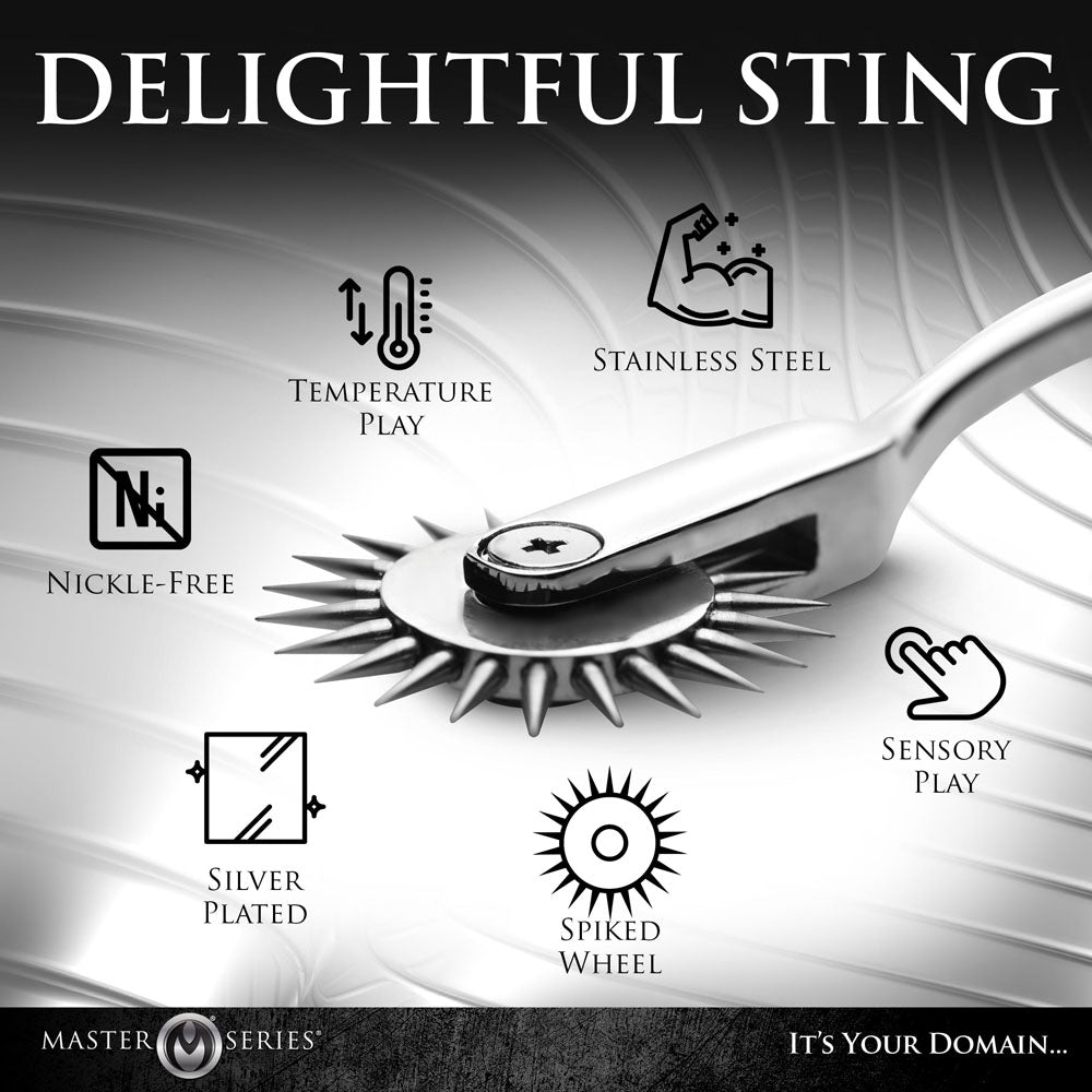 Master Series Wartenberg Sensory Pinwheel - Silver