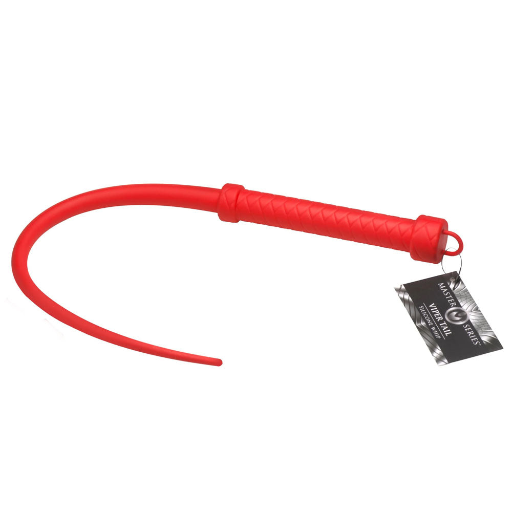 Master Series Viper Tail Silicone Whip - Red