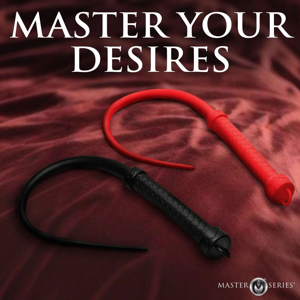Master Series Viper Tail Silicone Whip - Red