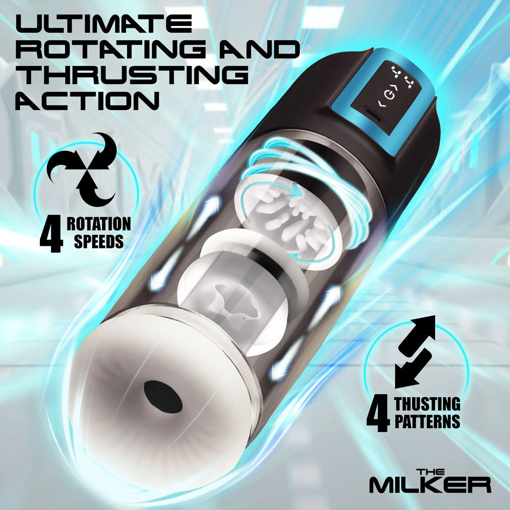 LoveBotz The Milker Roto-Stroke - USBR Thrusting & Rotating Male Masturbator