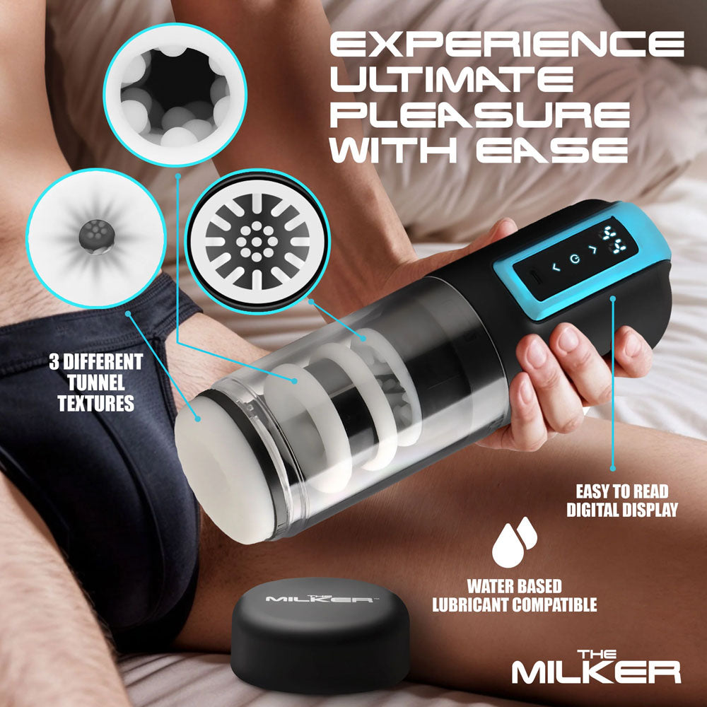 LoveBotz The Milker Roto-Stroke - USBR Thrusting & Rotating Male Masturbator