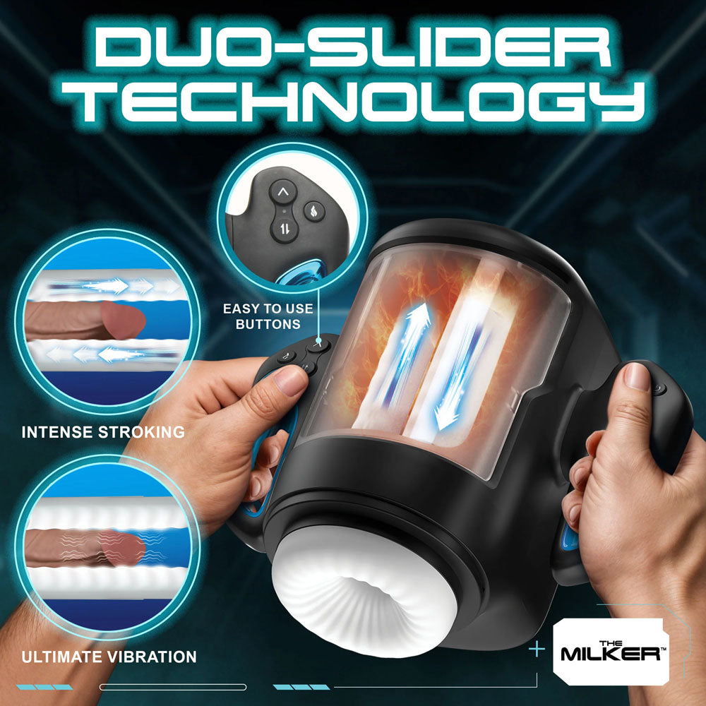 LoveBotz The Milker Cyber Milker - USB Rechargeable Male Masturbator