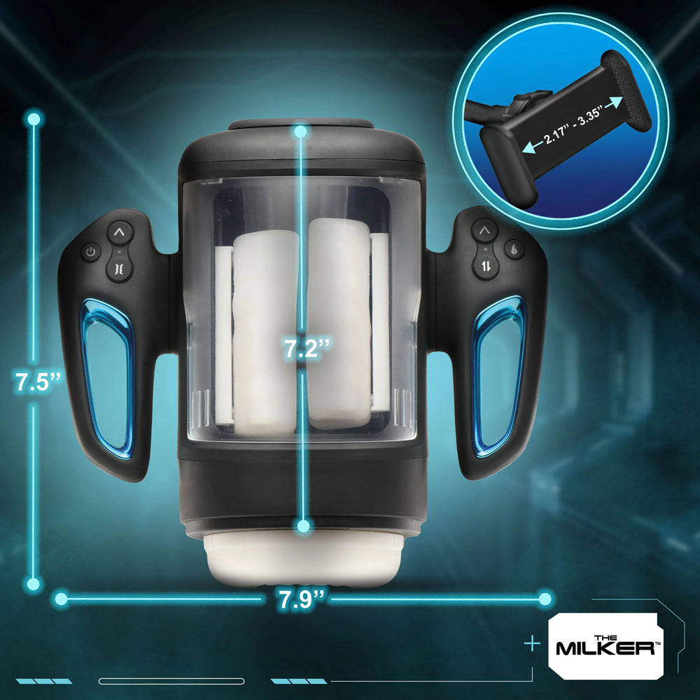 LoveBotz The Milker Cyber Milker - USB Rechargeable Male Masturbator