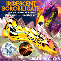 Creature Cocks Dragon Glass -  15.7 cm Glass Fantasy Dildo