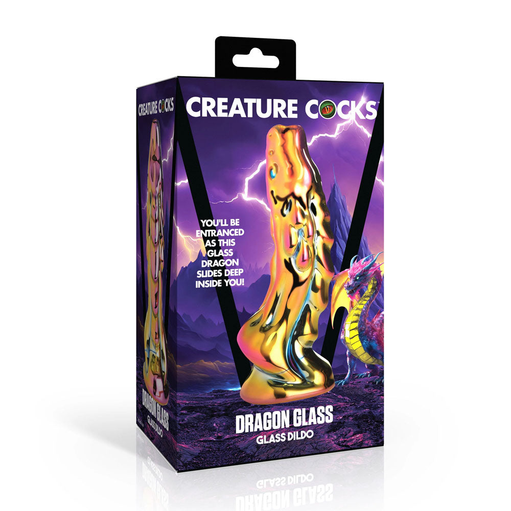 Creature Cocks Dragon Glass -  15.7 cm Glass Fantasy Dildo