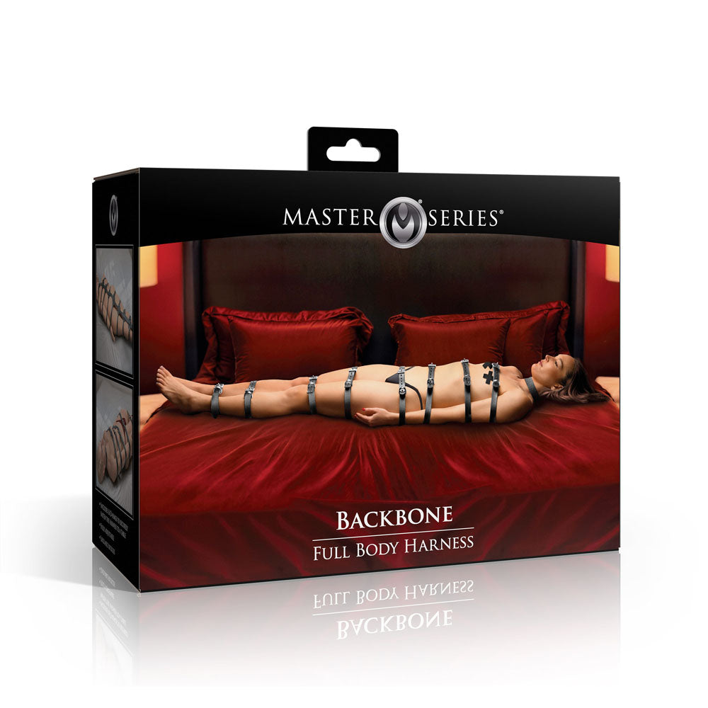 Master Series Backbone - Black Full Body Harness Restraints