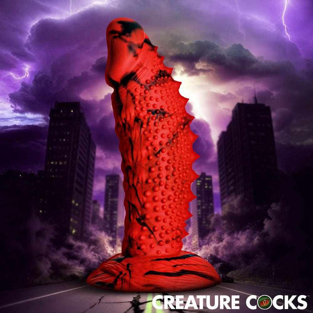 Creature Cocks Gojira - Red/Black 18.5 cm Fantasy Dildo
