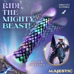 Majestic Eryndor - Opal 22.9 cm Fantasy Dragon Dildo