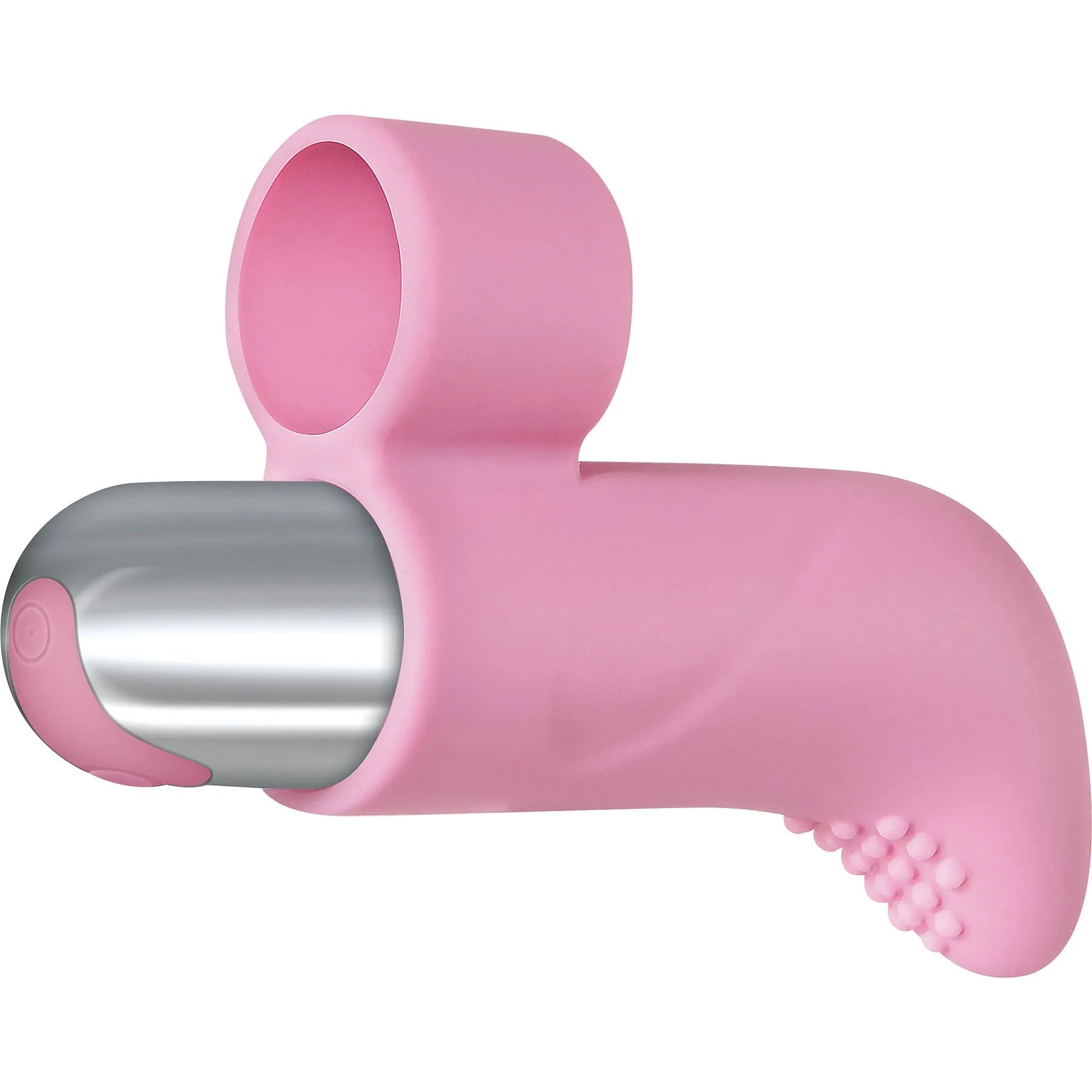 Adam & Eve Silicone Rechargeable Finger Vibe - Pink