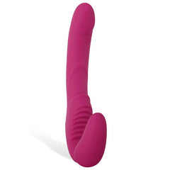 Adam & Eve Eve's Vibrating Strapless Strap-On - Pink - Shhh...