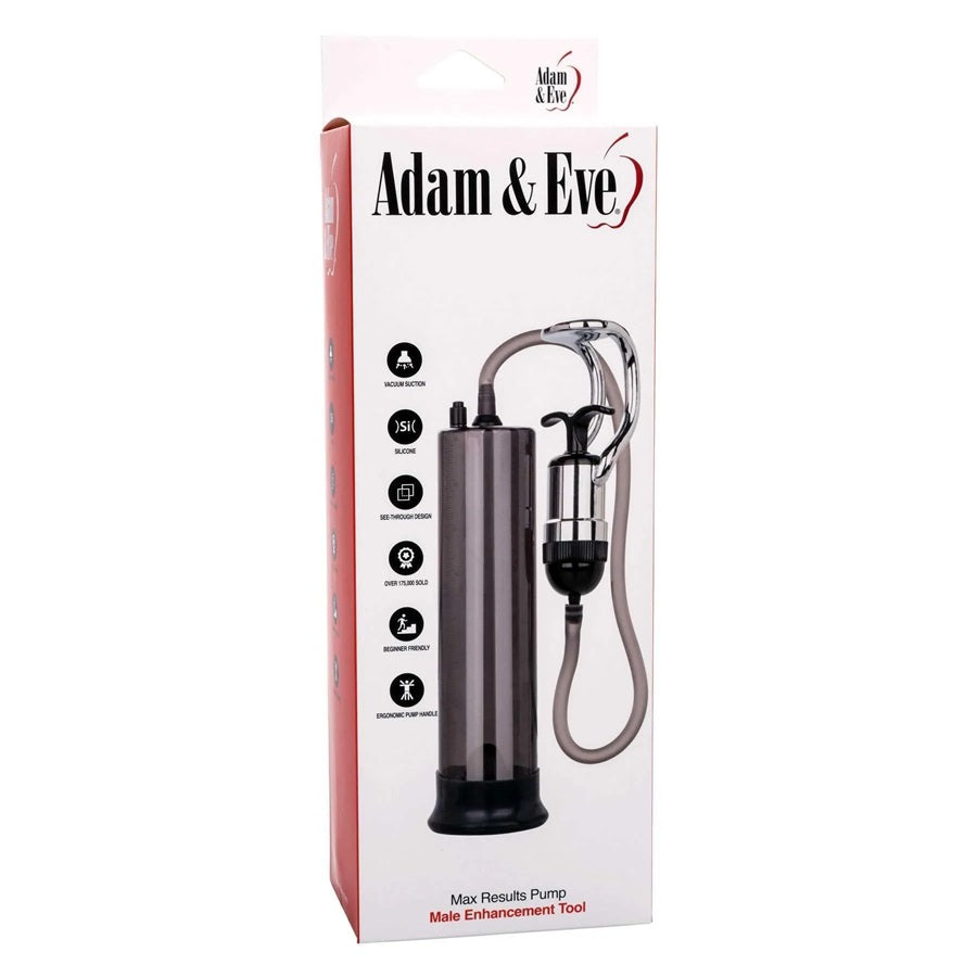 Adam & Eve MAX RESULTS Penis Pump - Clear