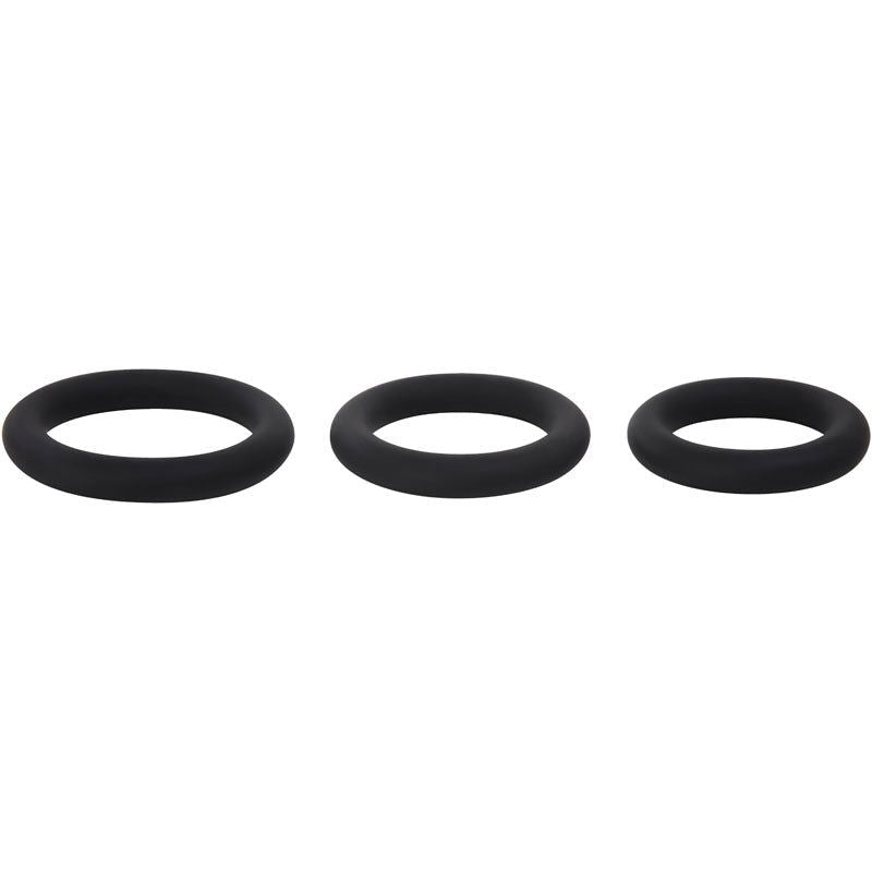 Adam & Eve Silicone Penis Ring Set - Shhh...