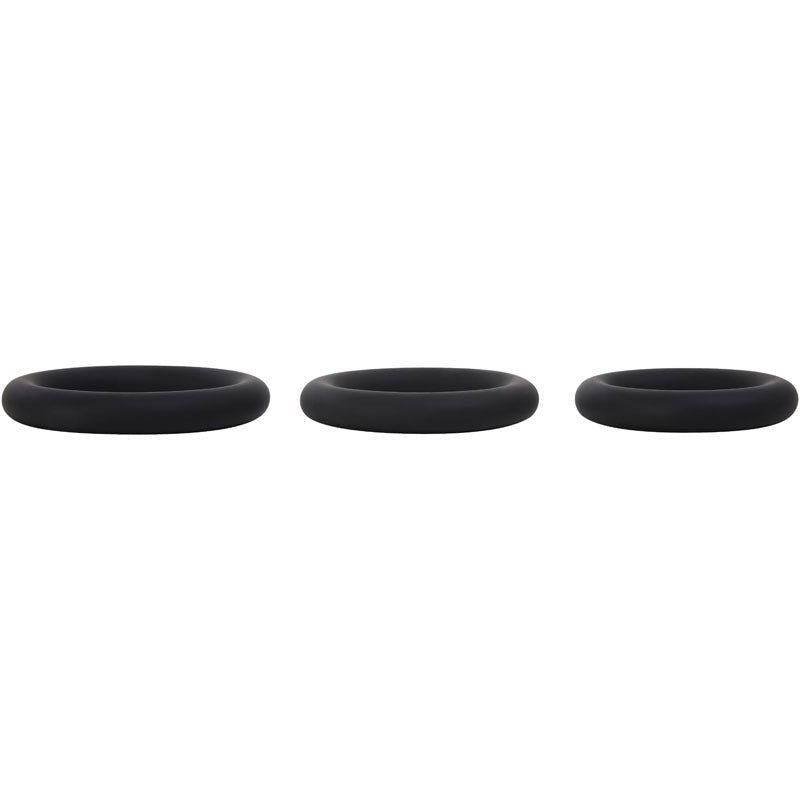 Adam & Eve Silicone Penis Ring Set - Shhh...
