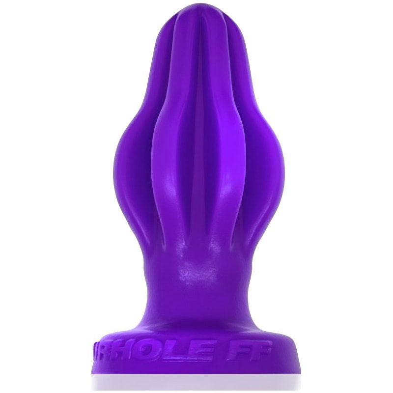 Airhole-1 Finned Buttplug Eggplant - Small - Shhh...