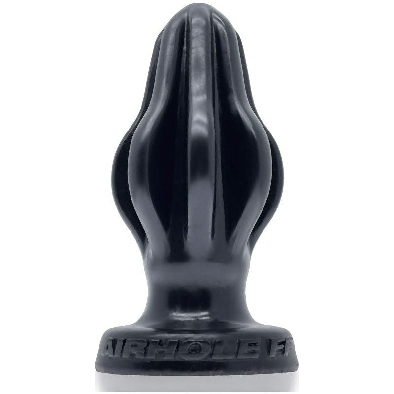 Airhole-2 Finned Buttplug Black - Medium - Shhh...