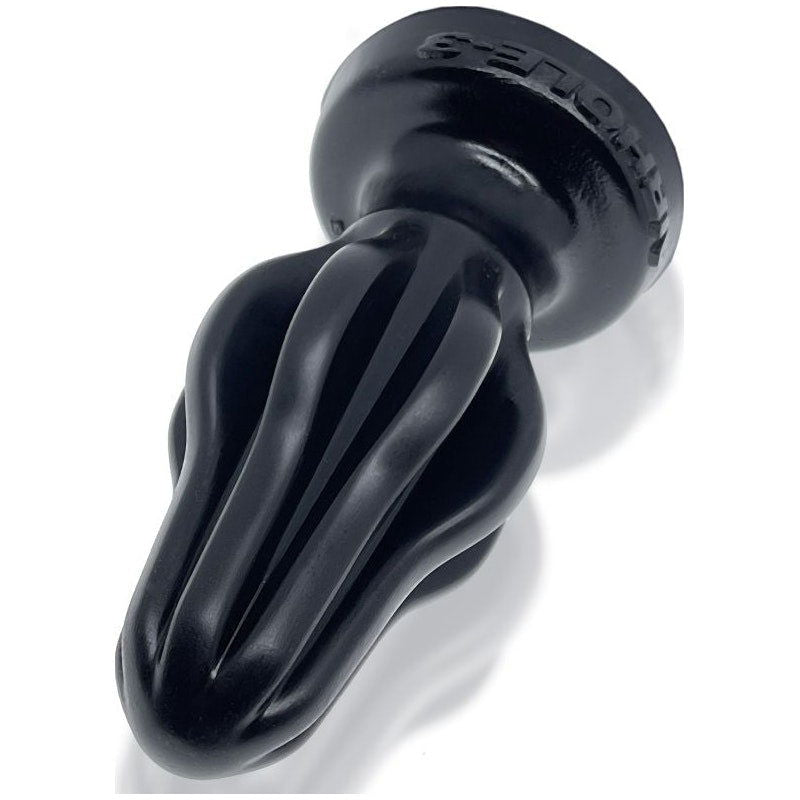 Airhole-2 Finned Buttplug Black - Medium - Shhh...