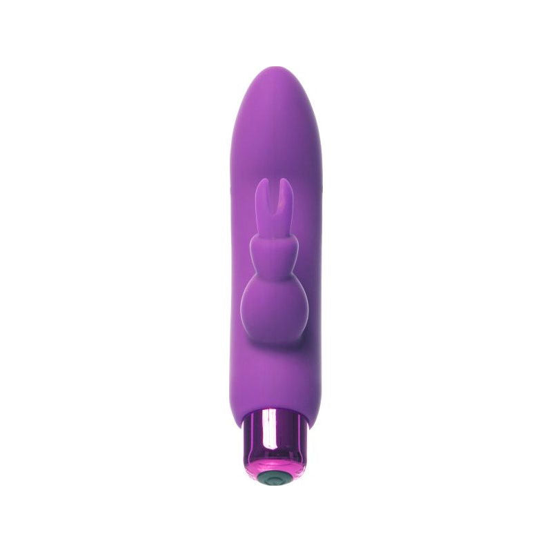 Alices Bunny Rechargeable Bullet with Rabbit Sleeve - Purple - Shhh...