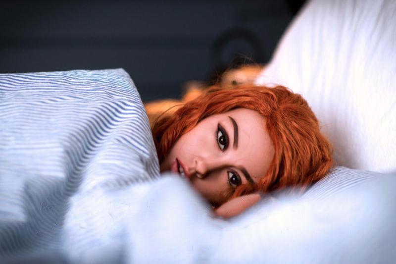 Amber 157cm tall Redhead sex doll with medium skin tone B67 x W48 x H77cm - Shhh...