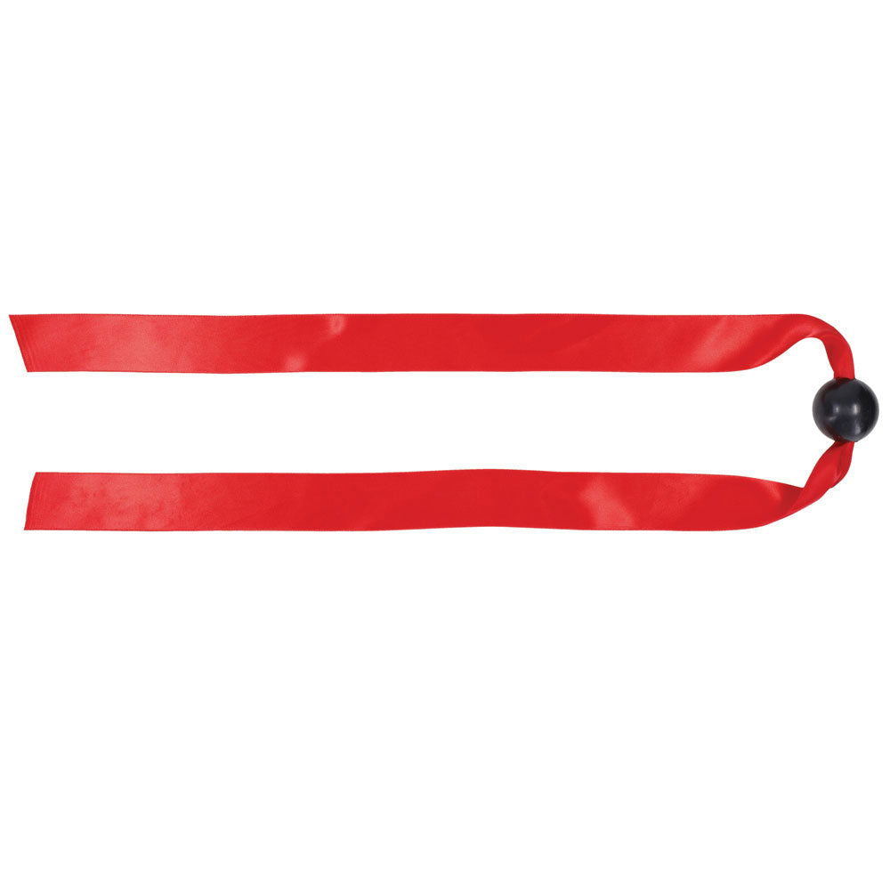 Amor Satin Ball Gag - Red - Shhh...