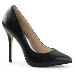 Amuse 20 Classic Pump with 5 inch heel - Matt Black - Shhh...