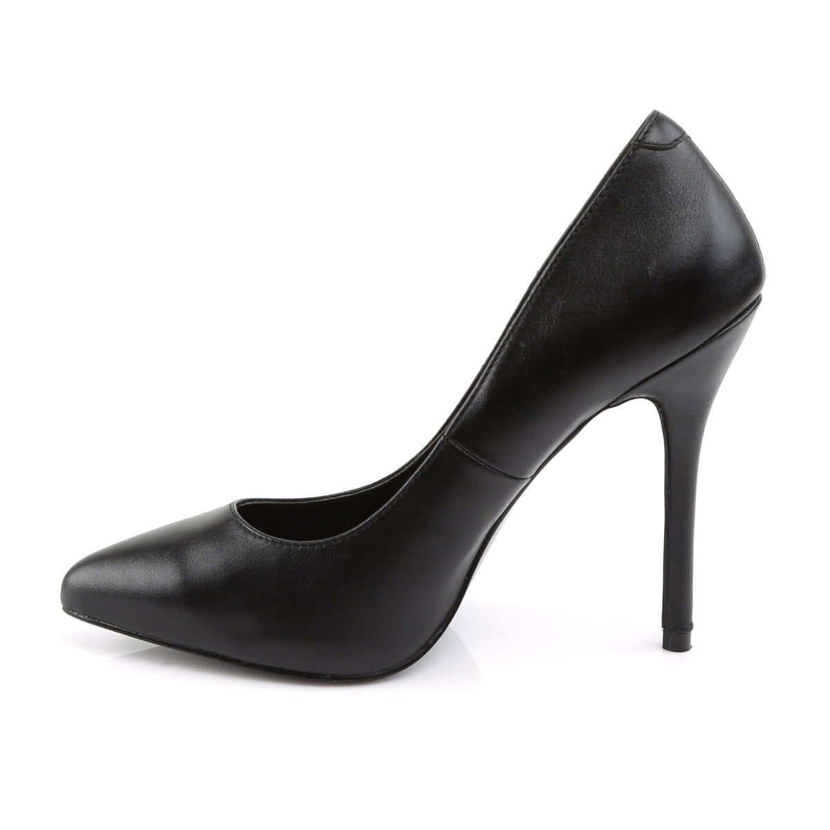 Amuse 20 Classic Pump with 5 inch heel - Matt Black - Shhh...
