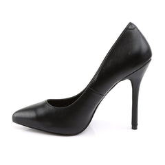 Amuse 20 Classic Pump with 5 inch heel - Matt Black - Shhh...
