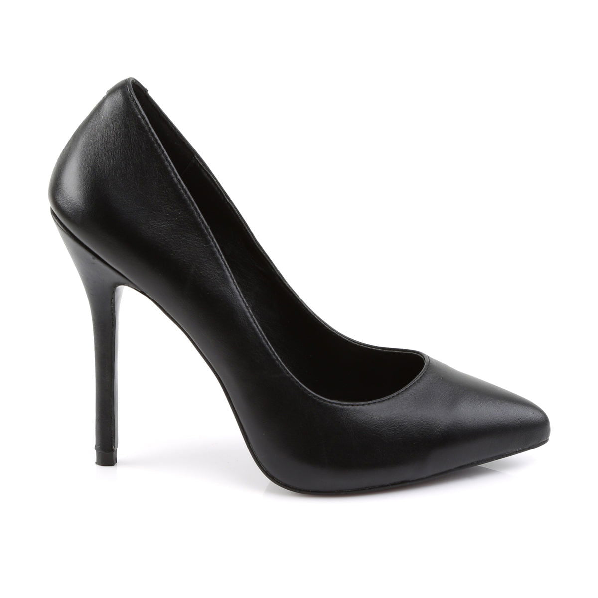 Amuse 20 Classic Pump with 5 inch heel - Matt Black - Shhh...