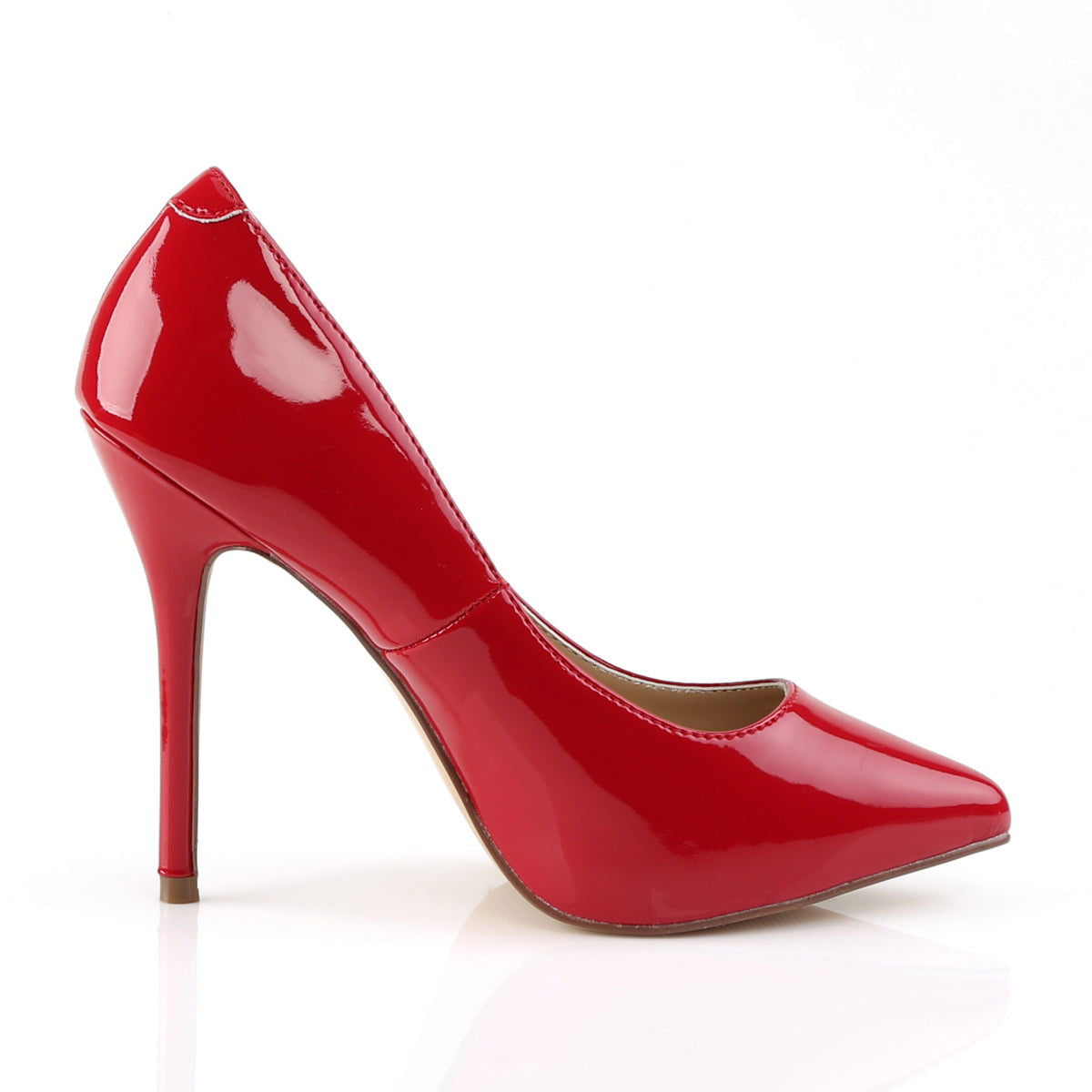 Amuse 20 Classic Pump with 5 inch heel - Red Patent - Shhh...