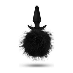 Anal Adventures Platinum Rabbit tail Butt Plug - Shhh...
