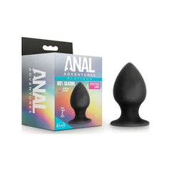 Anal Adventures Platinum Silicone Anal Stout Plug Large - Shhh...