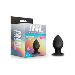 Anal Adventures Platinum Silicone Anal Stout Plug Medium - Shhh...