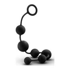 Anal Adventures Platinum Silicone Large Anal Beads - Shhh...