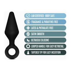 Anal Adventures Platinum Silicone Loop Plug Kit - Shhh...