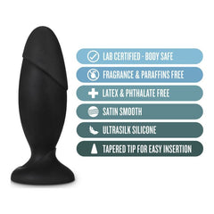 Anal Adventures Platinum Silicone Rocket Plug - Shhh...