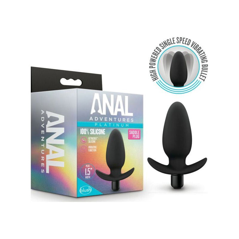 Anal Adventures Platinum Silicone Saddle Plug - Shhh...