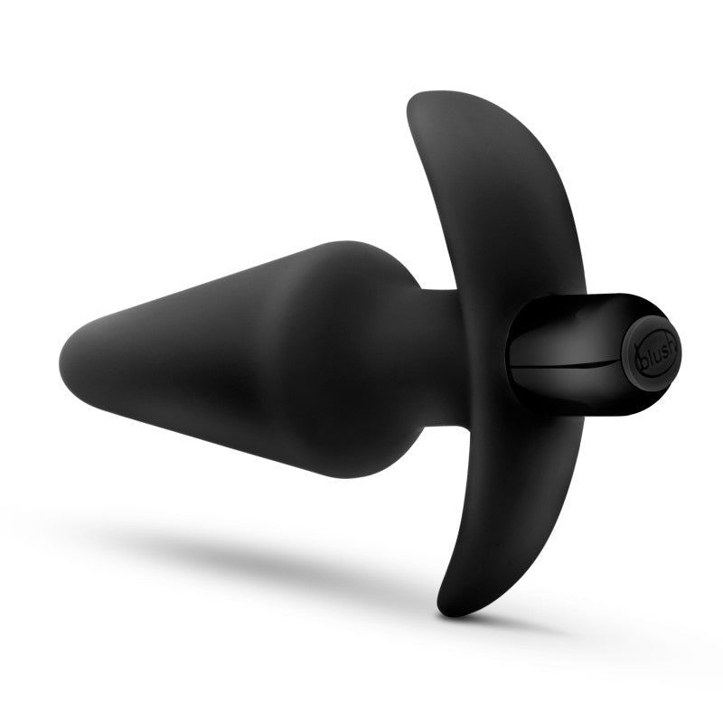 Anal Adventures Platinum Vibrating Plug - 12.7 cm (5'') Vibrating Butt Plug - Shhh...
