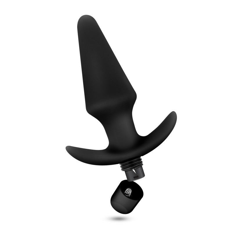 Anal Adventures Platinum Vibrating Plug - 12.7 cm (5'') Vibrating Butt Plug - Shhh...