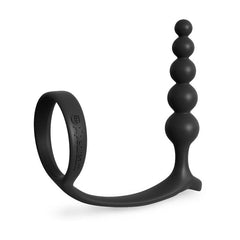 Anal Fantasy Collection Ass-Gasm Cockring with Anal Beads - Shhh...