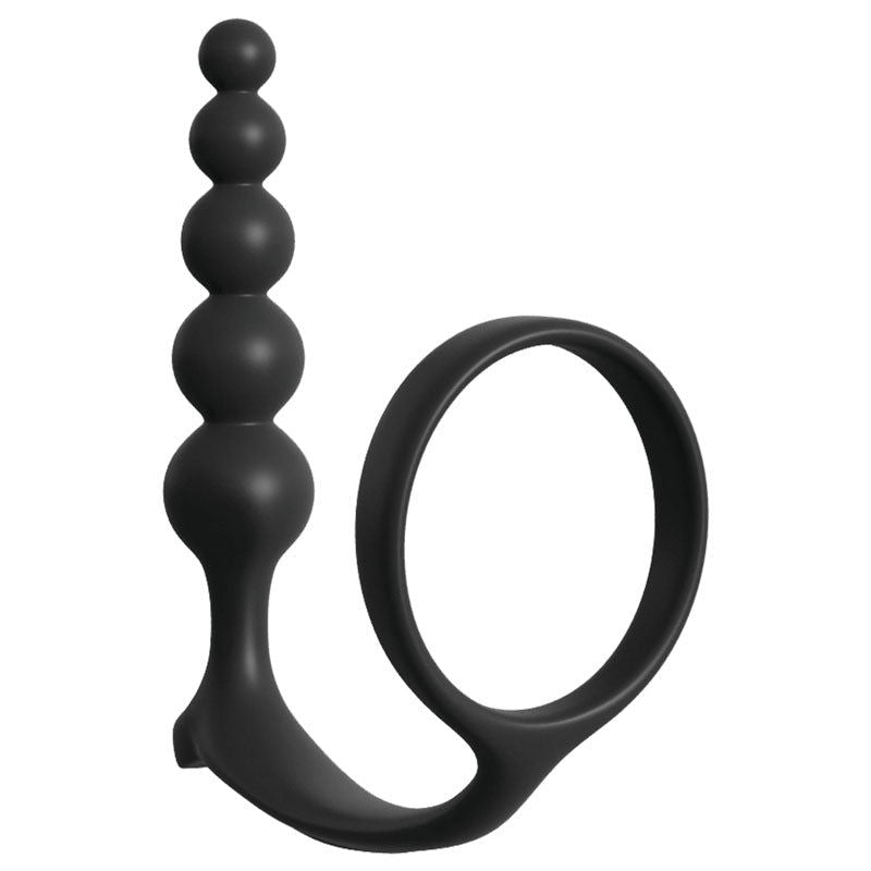 Anal Fantasy Collection Ass-Gasm Cockring with Anal Beads - Shhh...