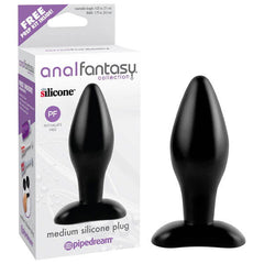 Anal Fantasy Collection Medium Silicone Plug -  11 cm (4.25'') Butt Plug - Shhh...