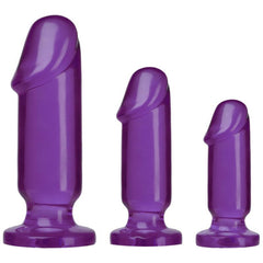 Anal Pegging & Plug Starter Kit - Purple - Shhh...