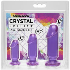 Anal Pegging & Plug Starter Kit - Purple - Shhh...