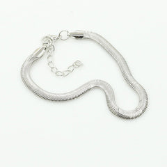 Anklet gold herringbone links, adjustable - Shhh...
