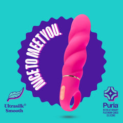 Aria Amazing AF - Fuschia  15.9 cm Vibrator - Shhh...