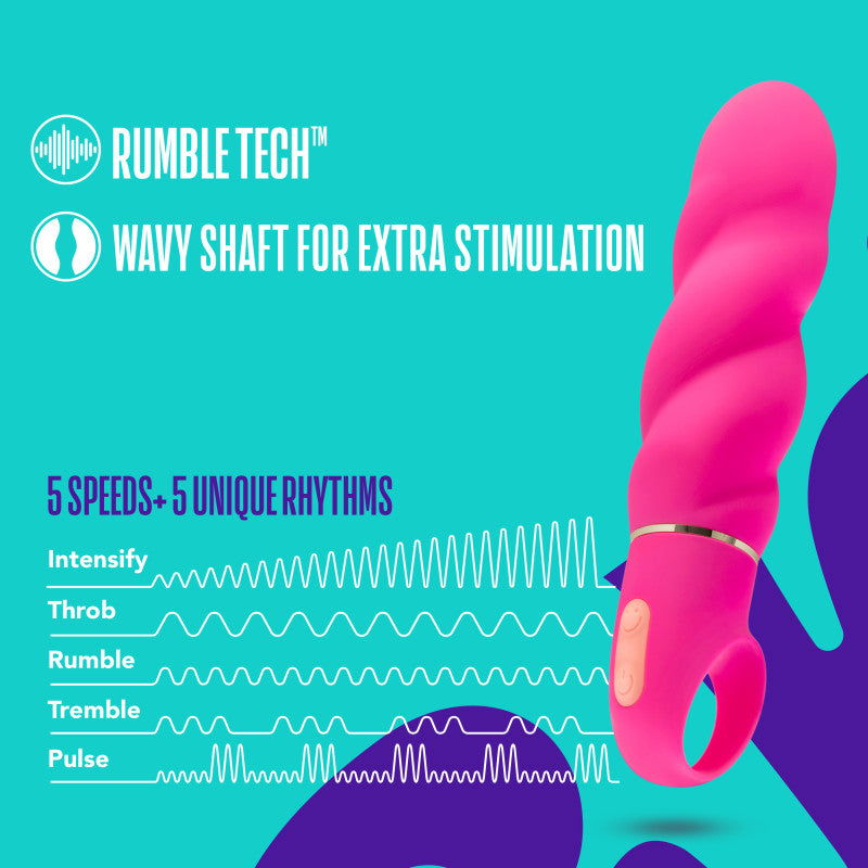 Aria Amazing AF - Fuschia  15.9 cm Vibrator - Shhh...