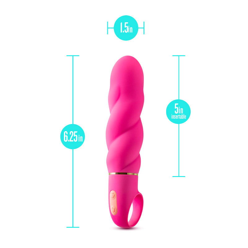 Aria Amazing AF - Fuschia  15.9 cm Vibrator - Shhh...
