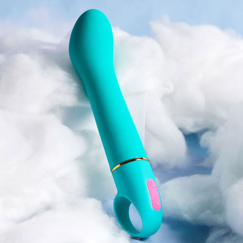 Aria Flirty AF - Teal 16.5 cm Vibrator - Shhh...