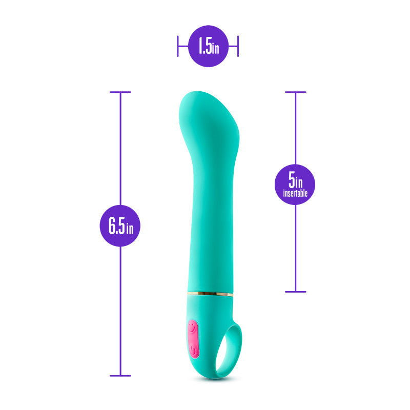 Aria Flirty AF - Teal 16.5 cm Vibrator - Shhh...