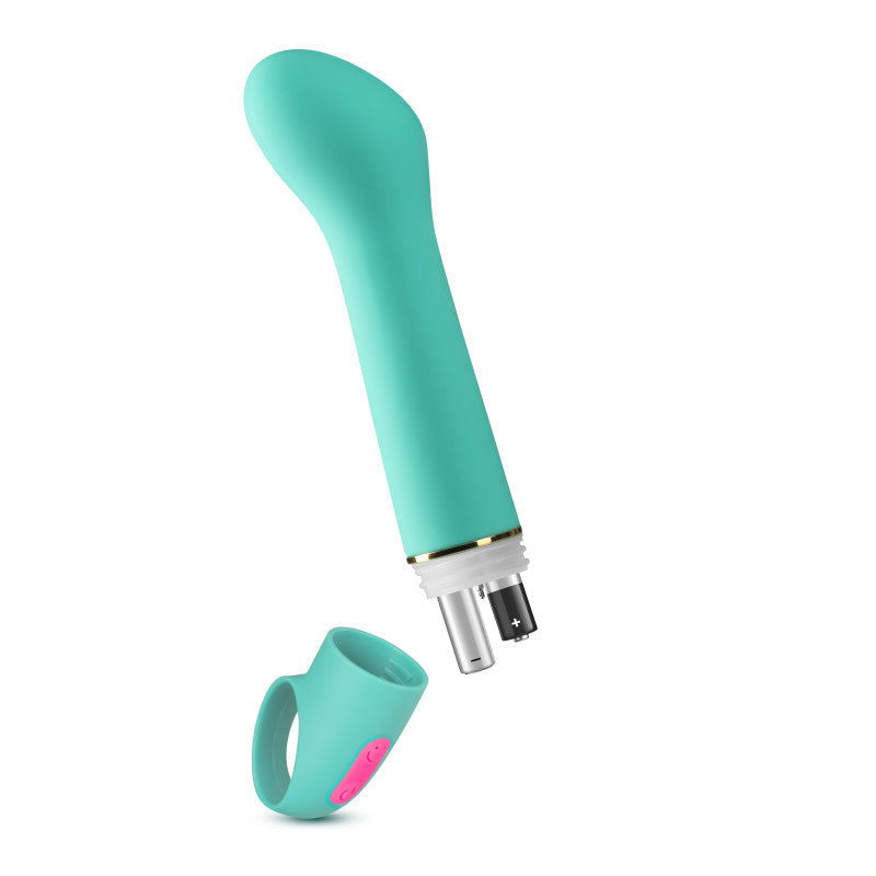 Aria Flirty AF - Teal 16.5 cm Vibrator - Shhh...